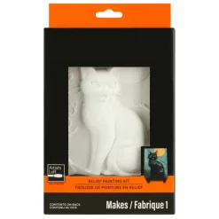 Black Cat Relief Painting Kit by Artist's Loft®