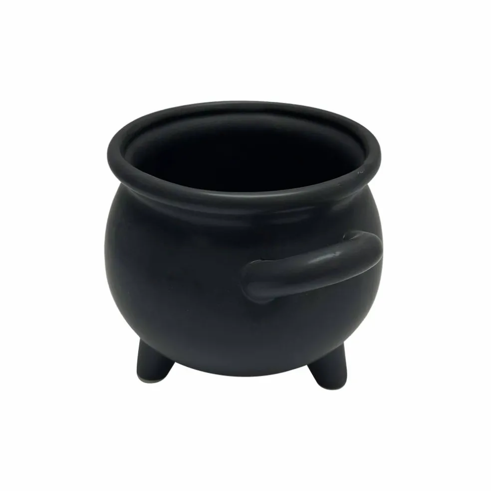 Black Ceramic Cauldron by Ashland®