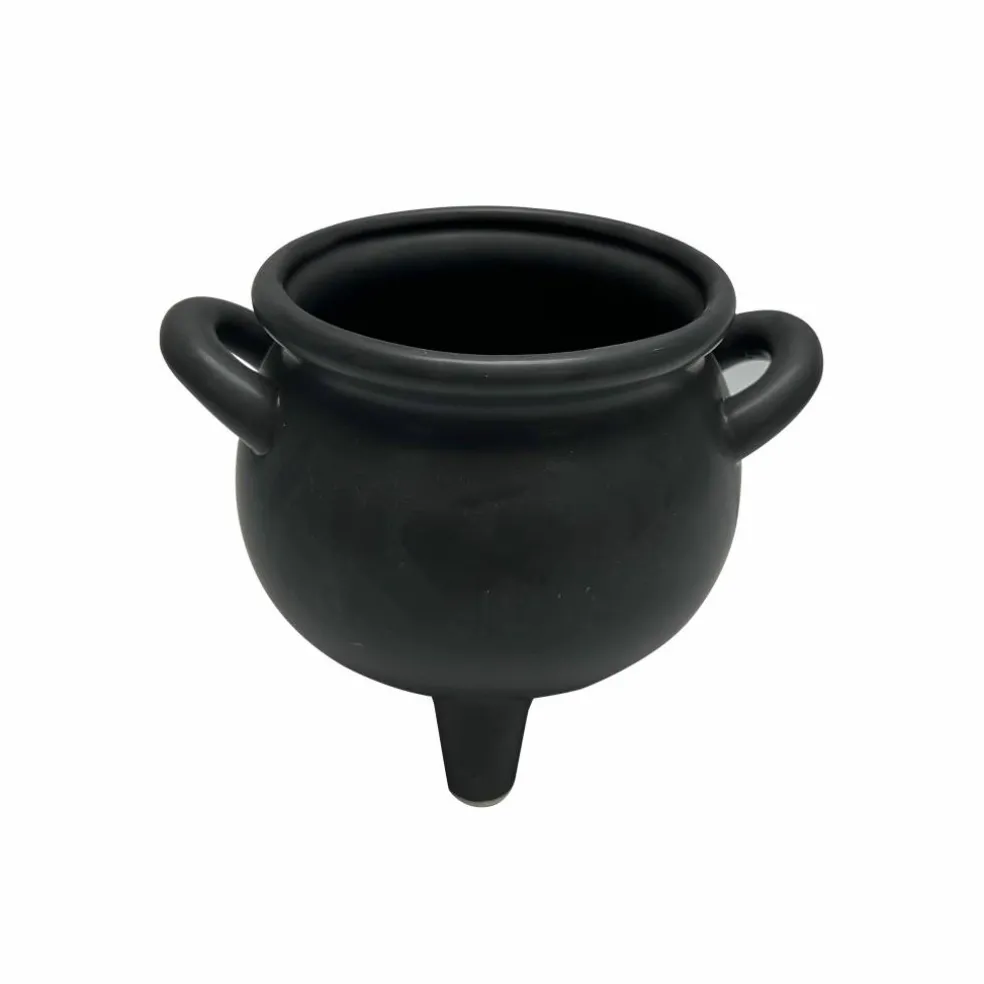 Black Ceramic Cauldron by Ashland®