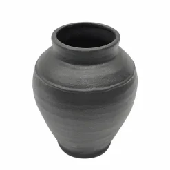 8.5" Black Ceramic Pot by Ashland®