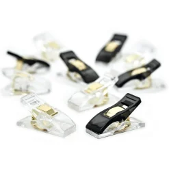 Black & Clear Fabric Quilting Clips, 30ct. by Loops & Threads®