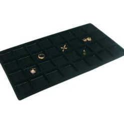 6 Black 32 Compartment Display Insert & Stackable Trays