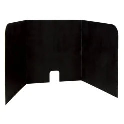 Black Computer Lab Privacy Board, 4 Pack