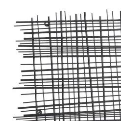 Black Contemporary Abstract Metal Wall Décor