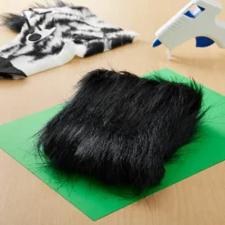 Black Craft Faux Fur by Creatology™