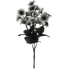 12" Black & Cream Mini Daisy Bush by Ashland®