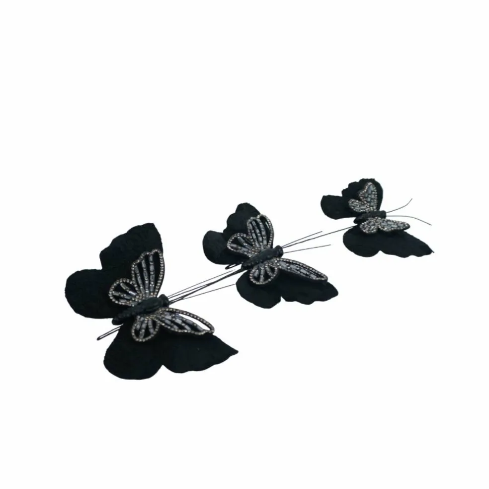 Black & Diamond Butterfly Accents, 3ct. by Ashland®