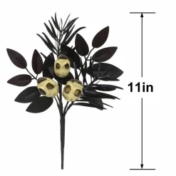 11" Black Eucalyptus with Skull pick by Ashland®