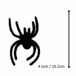 4" Black Flocked Spider Plastic Accents, 2ct. by Ashland®