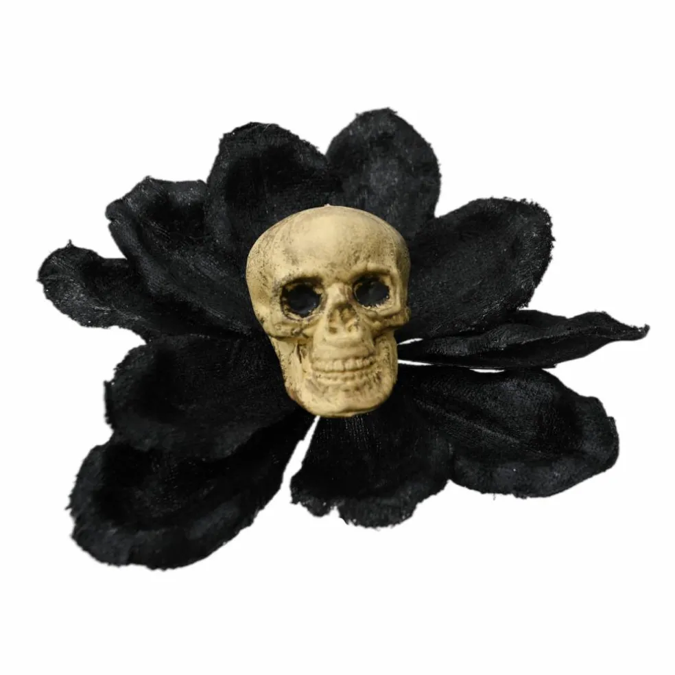 12.1" Black Flower & Skull Pick by Ashland®
