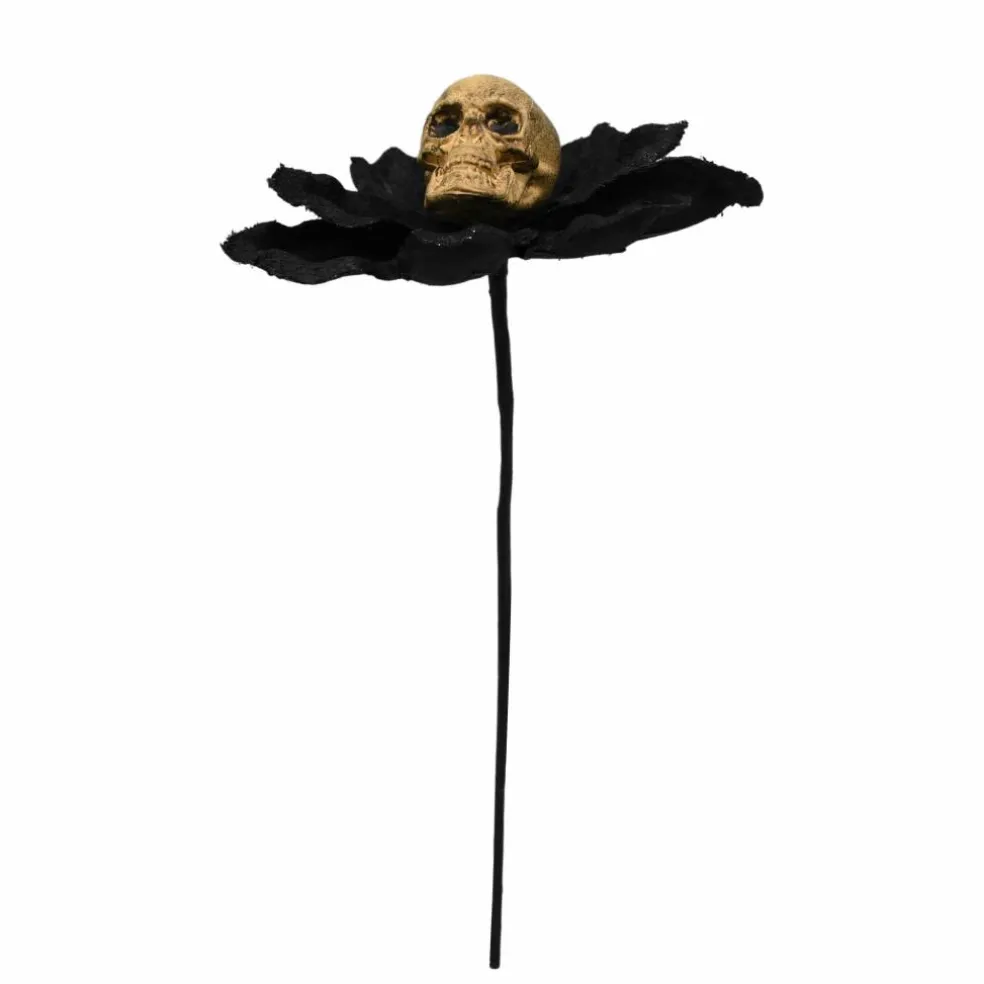 12.1" Black Flower & Skull Pick by Ashland®