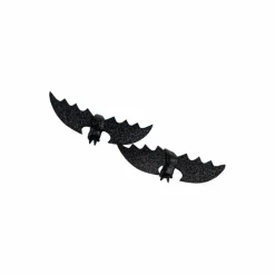 Black Glittered Bat Accents, 2ct. by Ashland®