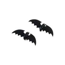 Black Glittered Bat Accents, 2ct. by Ashland®