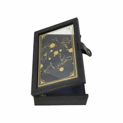 7" Black & Gold Celestial Decorative Box by Ashland®