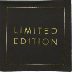 Black & Gold Limited Edition Beverage Napkins, 20ct. by Celebrate It™