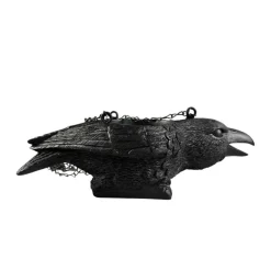 11.5" Black Hanging Crow Planter by Ashland®