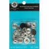 Black Heavy Duty Snaps by Loops & Threads™