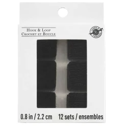 Black Hook & Loop Squares by Loops & Threads®