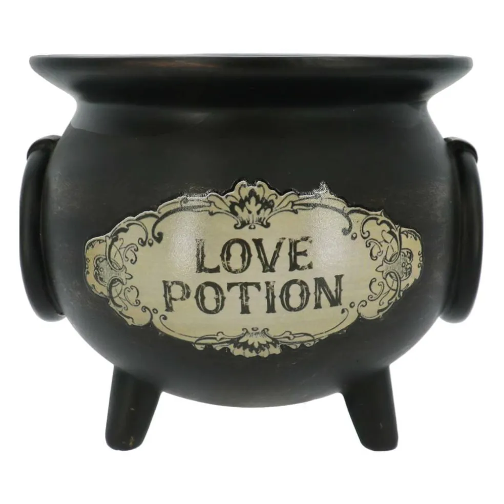 4.75" Black Love Potion Cauldron Tabletop Décor by Ashland®