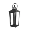 12.2" Black Metal Lantern by Ashland®