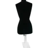 2 Black Necklace Bust Jewelry Body Window Case Displays