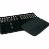 Black 16 Necklace Chain Folder Jewelry Travel Showcase Display