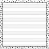 Black Painted Dots on White 7 Pocket Chart, 28" x 28"