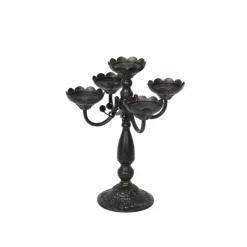 15" Black Pillar Candle Candelabra by Ashland®