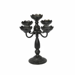 15" Black Pillar Candle Candelabra by Ashland®