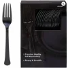 Black Plastic Forks – 50 Forks/Pack