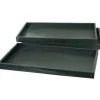 3 Black Plastic Stackable Display Trays Storage Container Units Travel Parts
