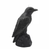6.5" Black Raven on Stone Unscented Candle by Ashland®