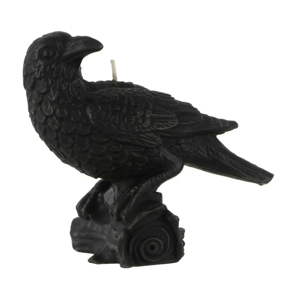 Black Raven on Tree Candle by Ashland®