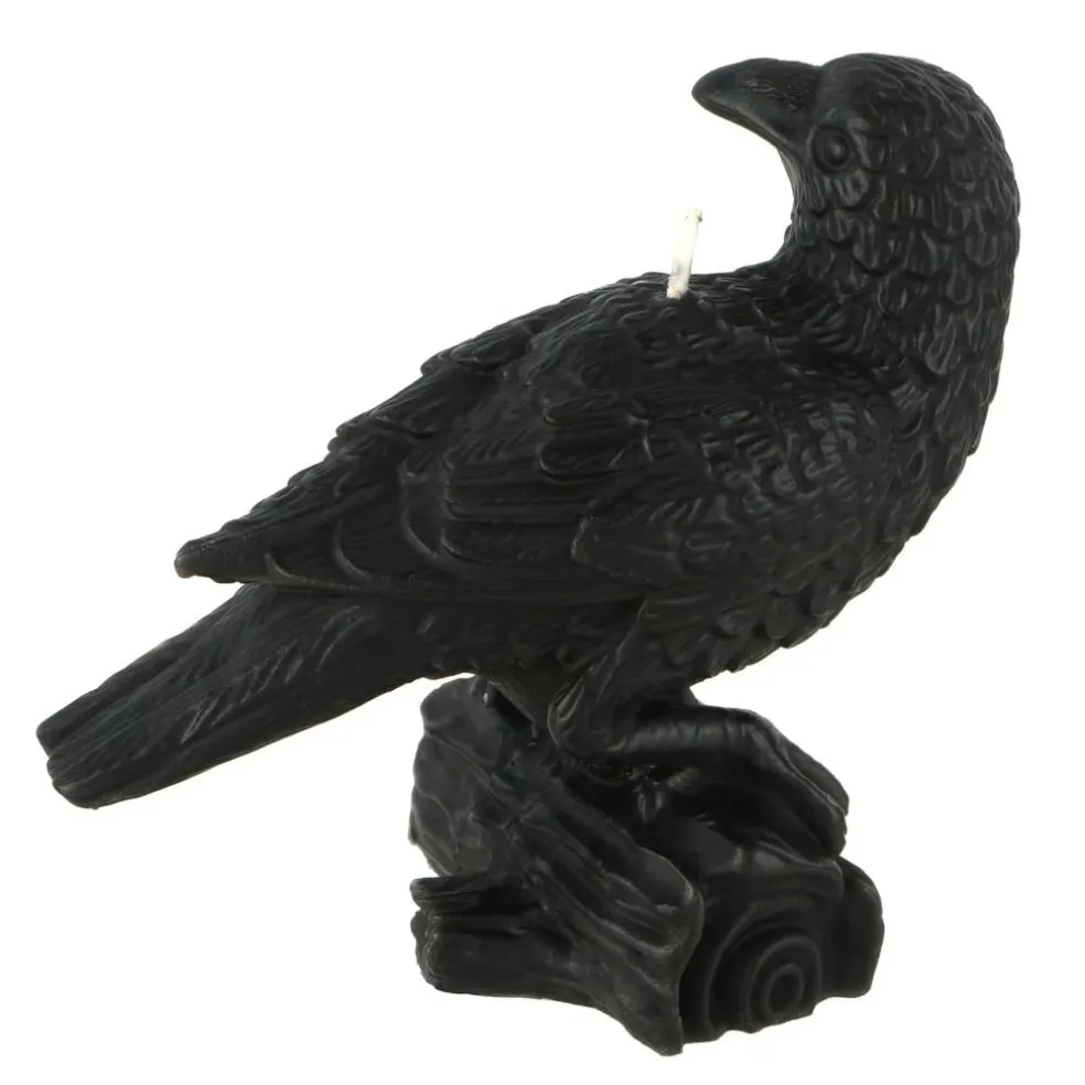 Black Raven on Tree Candle by Ashland®