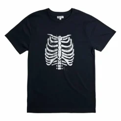 Black Ribcage Adult T-Shirt