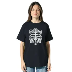 Black Ribcage Adult T-Shirt