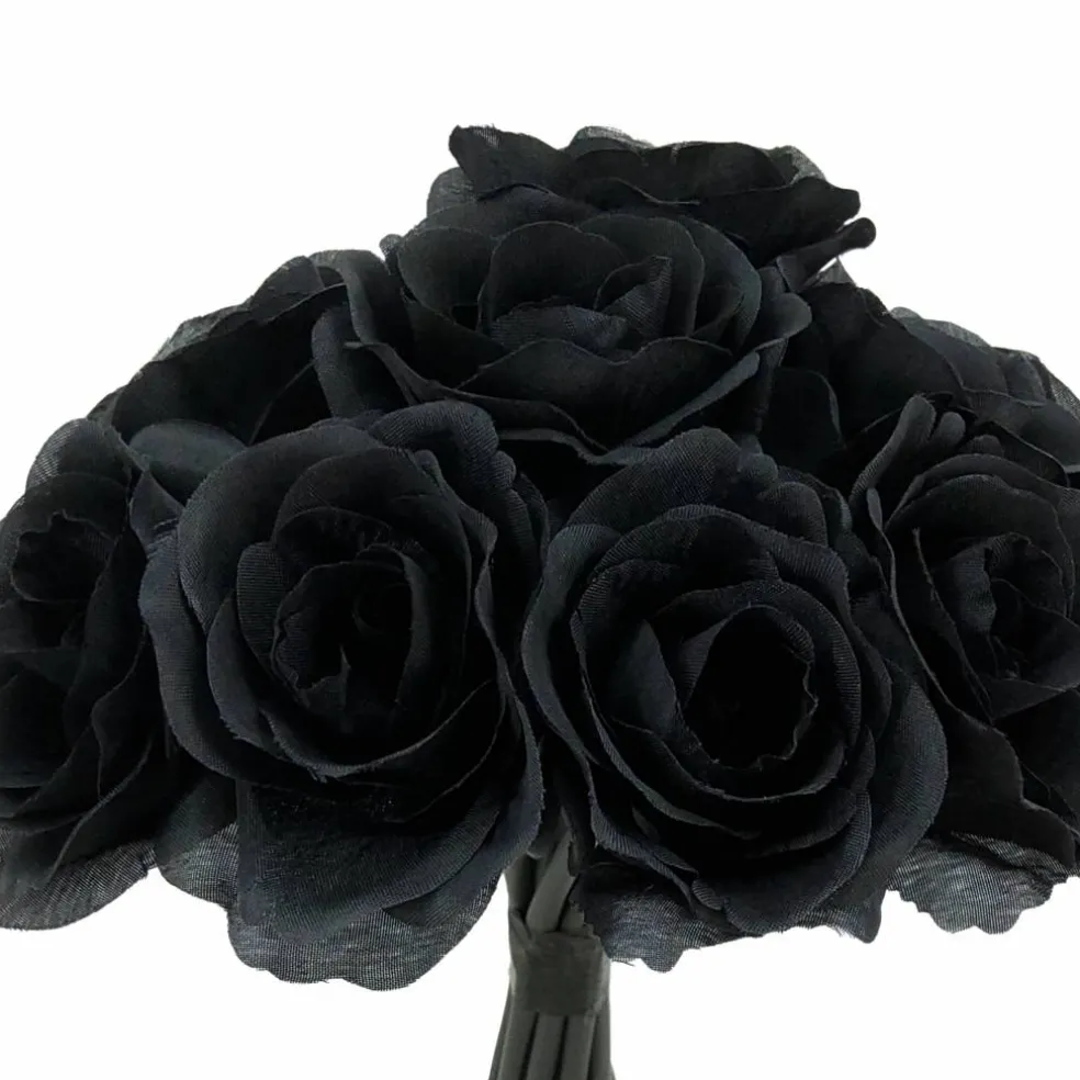 12" Black Rose Bouquet by Ashland®