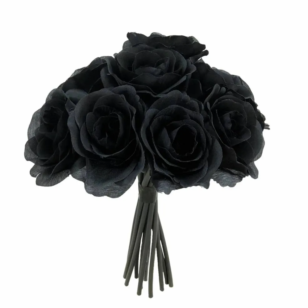 12" Black Rose Bouquet by Ashland®