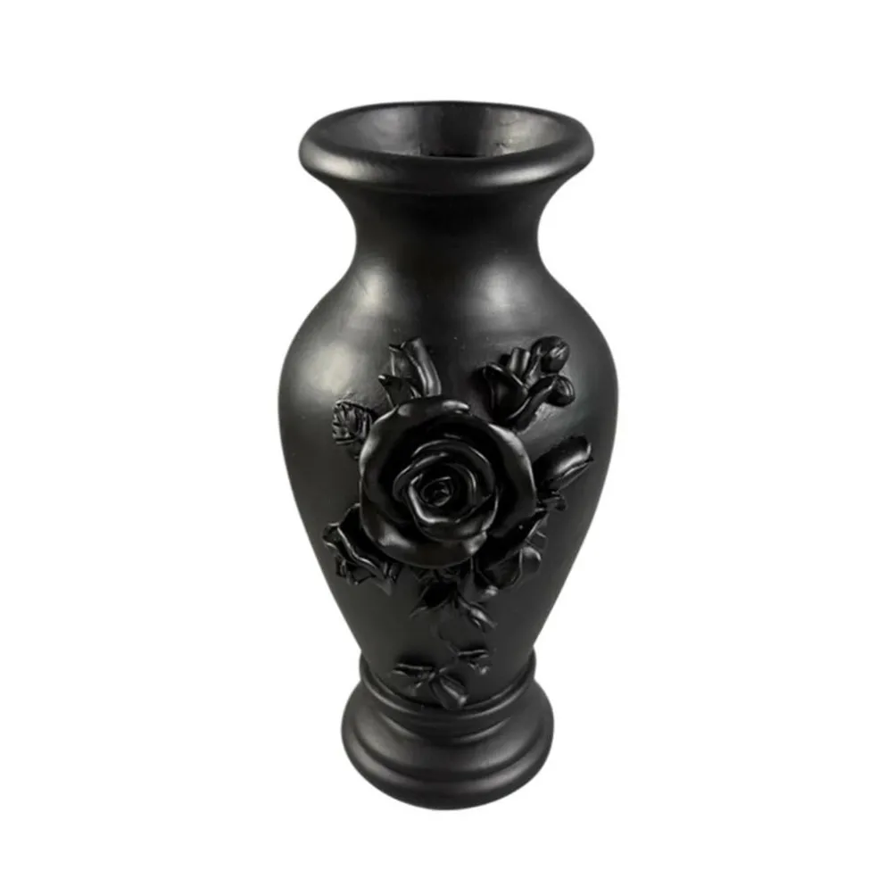 9.75" Black Rose Vase by Ashland®