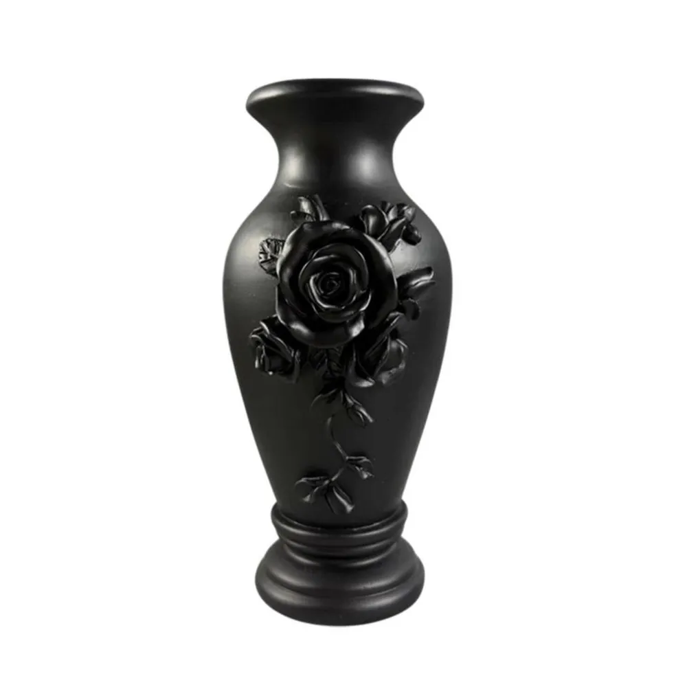 9.75" Black Rose Vase by Ashland®