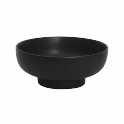 9.75" Black Round Potpourri Stoneware Bowl by Ashland®