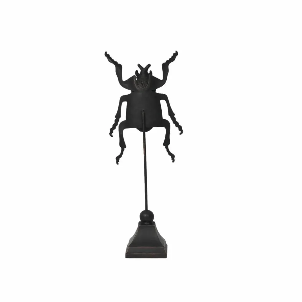 12.75" Black Scarab Beetle Tabletop Décor by Ashland®