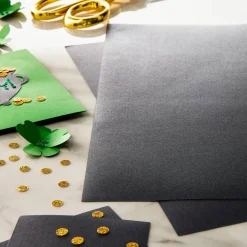 Black Shimmer 8.5" x 11" Cardstock Paper by Recollections™, 100 Sheets