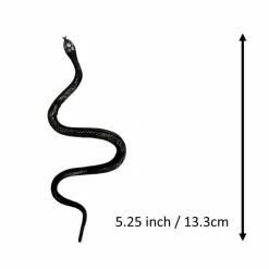 5.25" Black & Silver Plastic Snake Accents, 2ct. by Ashland®