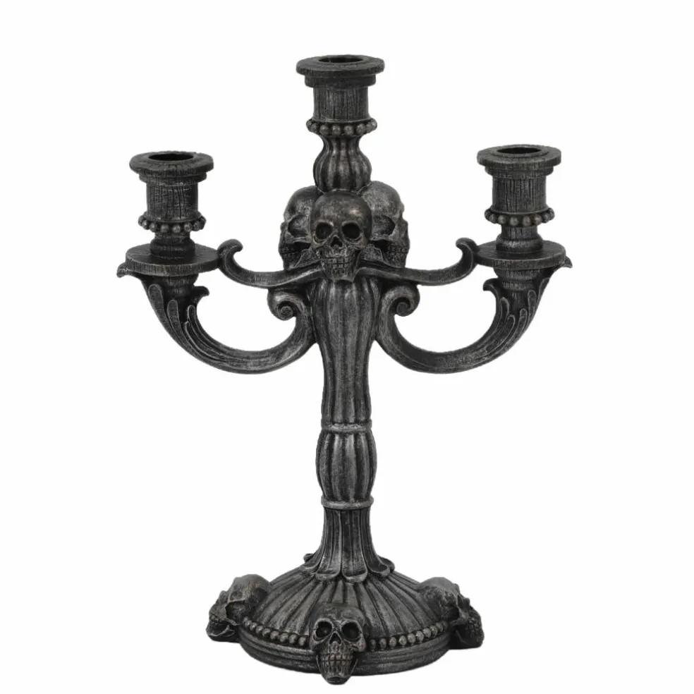 Black Skull Candelabra by Ashland®