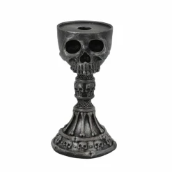 Black Skull Candle Holder by Ashland®