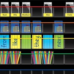 Black Storage Pocket Chart