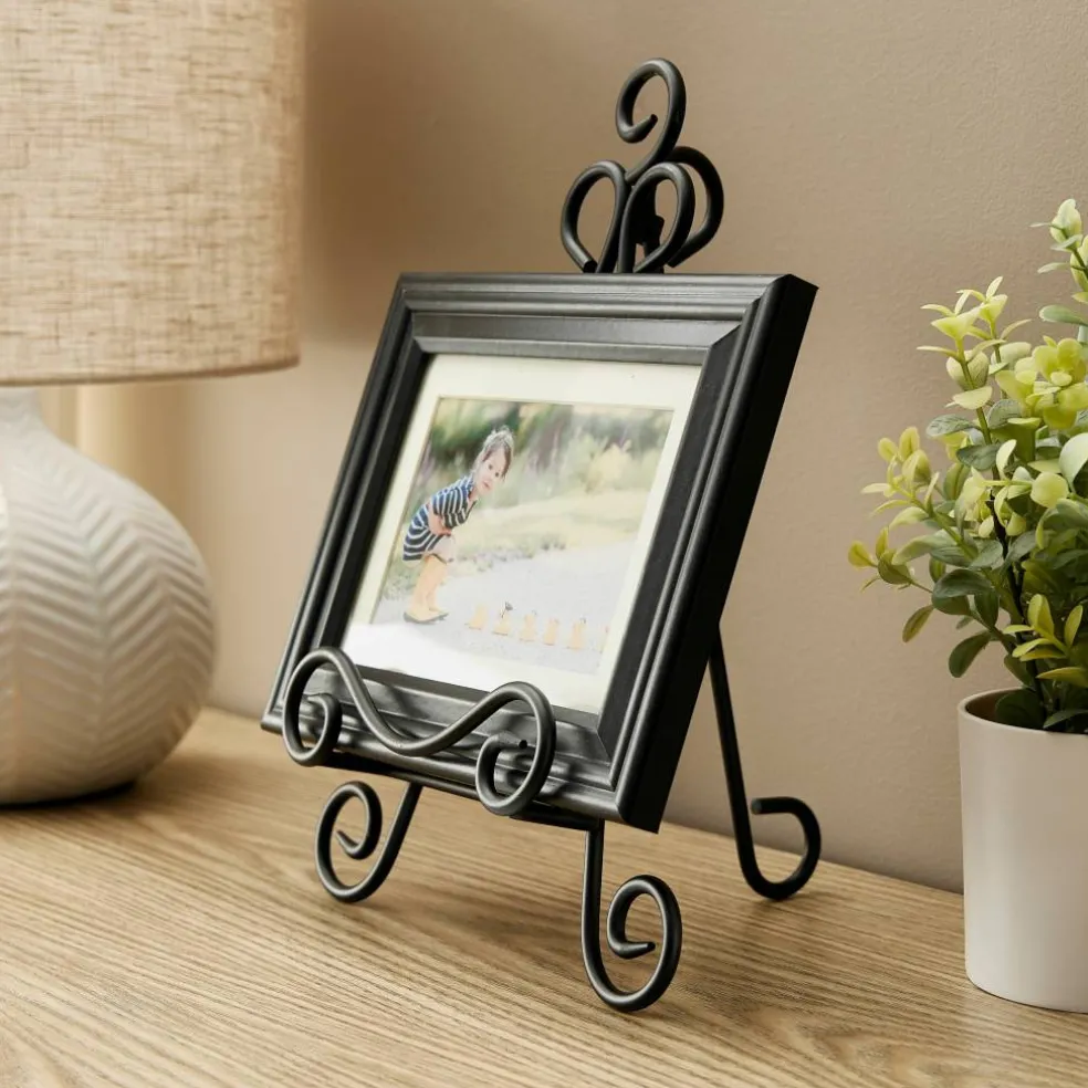 Black Swirl Easel By Studio Décor®