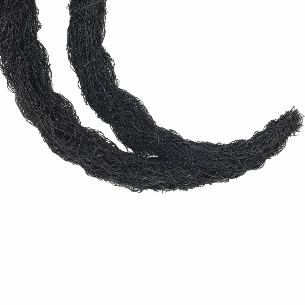 16" Black Twig Crescent Moon Wreath by Ashland®