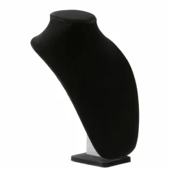 12" Black Velvet 3D Necklace Stand by Bead Landing™